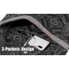 imageIUGA Yoga Mat Bag with Large Size Pocket ampamp Inner Zipper Pocket Yoga Carrier Bag Fit Most Yoga Mat SizeClassical black