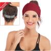 imageIUGA Adjustable Headbands for Women Non Slip Stretchy Workout Sweatbands for Sports Yoga Fitness Running Hairbands Bike Helmet Friendly Fits All Women ampamp MenRED NEW