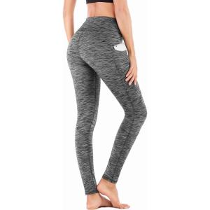 imageIUGA Leggings with Pockets for Women High Waisted Yoga Pants for Women Butt Lifting Workout Leggings for Women with 4 Pockets
