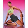 imageIUGA Biker Shorts Women with Pockets No Front Seam 4quot Yoga Spandex Shorts Women Workout Running High Waisted Tummy ControlInk Grey