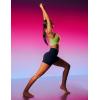 imageIUGA Biker Shorts Women with Pockets No Front Seam 4quot Yoga Spandex Shorts Women Workout Running High Waisted Tummy ControlNavy Blue