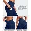 imageIUGA Fleece Lined Leggings Women Thermal Leggings for Women Winter Warm Tights High Waisted Hiking Yoga Pants with PocketsDark Blue
