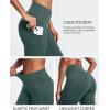 imageIUGA Fleece Lined Leggings Women Thermal Leggings for Women Winter Warm Tights High Waisted Hiking Yoga Pants with PocketsDark Green