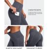 imageIUGA Fleece Lined Leggings Women Thermal Leggings for Women Winter Warm Tights High Waisted Hiking Yoga Pants with PocketsGrey2020