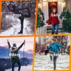 imageIUGA Fleece Lined Leggings Women Thermal Leggings for Women Winter Warm Tights High Waisted Hiking Yoga Pants with PocketsSpace Dye Black2020