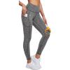 imageIUGA Fleece Lined Leggings Women Thermal Leggings for Women Winter Warm Tights High Waisted Hiking Yoga Pants with PocketsSpace Dye Gray2020