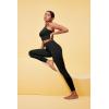 imageIUGA High Waisted Leggings for Women Tummy Control Buttery Soft Workout Leggings Compression Gym Yoga LeggingsBlack