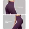 imageIUGA High Waisted Leggings for Women Tummy Control Buttery Soft Workout Leggings Compression Gym Yoga LeggingsDeep Purple