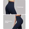 imageIUGA High Waisted Leggings for Women Tummy Control Buttery Soft Workout Leggings Compression Gym Yoga LeggingsNavy Blue