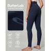 imageIUGA High Waisted Leggings for Women Tummy Control Buttery Soft Workout Leggings Compression Gym Yoga LeggingsNavy Blue