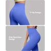 imageIUGA High Waisted Leggings for Women Tummy Control Buttery Soft Workout Leggings Compression Gym Yoga LeggingsWild Indigo