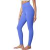 imageIUGA High Waisted Leggings for Women Tummy Control Buttery Soft Workout Leggings Compression Gym Yoga LeggingsWild Indigo