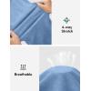 imageIUGA Stretchy Jeans for Women High Waist Jeggings Tummy Control Skinny Jeans Pull on Leggings with Pockets Trendy CasualMisty Blue
