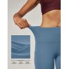 imageIUGA High Waist Yoga Pants with Pockets Leggings for Women Tummy Control Workout Leggings for Women 4 Way StretchSlate Blue