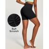 image:imageIUGA Biker Shorts Women with Pockets Workout Gym Running Yoga Athletic Seamless Scrunch Butt Lifting Tummy Control ShortsBlack