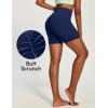 image:imageIUGA Biker Shorts Women with Pockets Workout Gym Running Yoga Athletic Seamless Scrunch Butt Lifting Tummy Control ShortsNavy