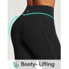 image:imageIUGA Capri Leggings for Women with Pockets Womens High Waisted Knee Length Capris Compression Yoga Pants Workout LeggingsBlack