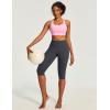 image:imageIUGA Capri Leggings for Women with Pockets Womens High Waisted Knee Length Capris Compression Yoga Pants Workout LeggingsGrey