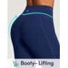 image:imageIUGA Capri Leggings for Women with Pockets Womens High Waisted Knee Length Capris Compression Yoga Pants Workout LeggingsNavy