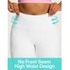 image:imageIUGA Capri Leggings for Women with Pockets Womens High Waisted Knee Length Capris Compression Yoga Pants Workout LeggingsWhite