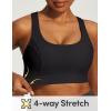 image:imageIUGA High Support Sports Bras for Women High Impact Sports Bra Adjustable Criss Cross Back Yoga Workout Bra with Molded CupBlack