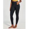 image:imageIUGA High Waist Yoga Pants with Pockets Leggings for Women Tummy Control Workout Leggings for Women 4 Way StretchBlack Jeans