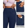 image:imageIUGA High Waist Yoga Pants with Pockets Leggings for Women Tummy Control Workout Leggings for Women 4 Way StretchNavy Jeans
