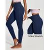 image:imageIUGA High Waist Yoga Pants with Pockets Leggings for Women Tummy Control Workout Leggings for Women 4 Way StretchNavy Jeans