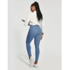 image:imageIUGA High Waist Yoga Pants with Pockets Leggings for Women Tummy Control Workout Leggings for Women 4 Way StretchVibrant Blue Jeans
