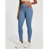 image:imageIUGA High Waist Yoga Pants with Pockets Leggings for Women Tummy Control Workout Leggings for Women 4 Way StretchVibrant Blue Jeans