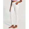 image:imageIUGA High Waist Yoga Pants with Pockets Leggings for Women Tummy Control Workout Leggings for Women 4 Way StretchWhite Jeans