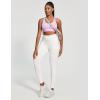 image:imageIUGA High Waist Yoga Pants with Pockets Leggings for Women Tummy Control Workout Leggings for Women 4 Way StretchWhite Jeans