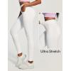 image:imageIUGA High Waist Yoga Pants with Pockets Leggings for Women Tummy Control Workout Leggings for Women 4 Way StretchWhite Jeans