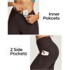 image:imageIUGA High Waisted Yoga Pants for Women with Pockets Capri Leggings for Women Workout Leggings for Women Yoga CaprisEspresso
