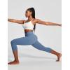 image:imageIUGA High Waisted Yoga Pants for Women with Pockets Capri Leggings for Women Workout Leggings for Women Yoga CaprisVibrant Blue Jeans