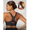 image:imageIUGA Sports Bras for Women High Support Womens Large Bust High Impact Sports Bras Wireless Push Up Racerback Workout Yoga TopBlack
