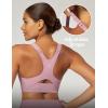 image:imageIUGA Sports Bras for Women High Support Womens Large Bust High Impact Sports Bras Wireless Push Up Racerback Workout Yoga TopPink