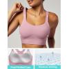 image:imageIUGA Sports Bras for Women High Support Womens Large Bust High Impact Sports Bras Wireless Push Up Racerback Workout Yoga TopPink