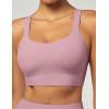 image:imageIUGA Sports Bras for Women High Support Womens Large Bust High Impact Sports Bras Wireless Push Up Racerback Workout Yoga TopPink