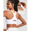 image:imageIUGA Sports Bras for Women High Support Womens Large Bust High Impact Sports Bras Wireless Push Up Racerback Workout Yoga TopWhite