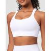 image:imageIUGA Sports Bras for Women High Support Womens Large Bust High Impact Sports Bras Wireless Push Up Racerback Workout Yoga TopWhite