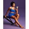 image:imageIUGA Sports Bras for Women Large Bust Sports Bras with Molded Cups Wireless Push Up High Impact Workout Yoga Gym TopDynamic Blue