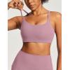 image:imageIUGA Sports Bras for Women Large Bust Sports Bras with Molded Cups Wireless Push Up High Impact Workout Yoga Gym TopPink