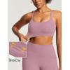 image:imageIUGA Sports Bras for Women Large Bust Sports Bras with Molded Cups Wireless Push Up High Impact Workout Yoga Gym TopPink
