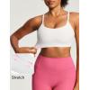 image:imageIUGA Sports Bras for Women Large Bust Sports Bras with Molded Cups Wireless Push Up High Impact Workout Yoga Gym TopWhite