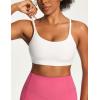 image:imageIUGA Sports Bras for Women Large Bust Sports Bras with Molded Cups Wireless Push Up High Impact Workout Yoga Gym TopWhite