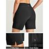 image:imageIUGA Swim Shorts Women 7 High Waisted Swim Board Shorts Quick Dry Bathing Suit Bottoms for Women Swimsuit with Liner PocketsBlack