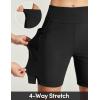 image:imageIUGA Swim Shorts Women 7 High Waisted Swim Board Shorts Quick Dry Bathing Suit Bottoms for Women Swimsuit with Liner PocketsBlack