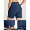 image:imageIUGA Swim Shorts Women 7 High Waisted Swim Board Shorts Quick Dry Bathing Suit Bottoms for Women Swimsuit with Liner PocketsDark Blue