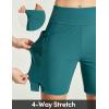 image:imageIUGA Swim Shorts Women 7 High Waisted Swim Board Shorts Quick Dry Bathing Suit Bottoms for Women Swimsuit with Liner PocketsDark Forest